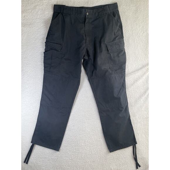 5.11 Tactical Cargo TDU Pants Mens XL Blck Relaxed Fit Utility Ripstop 74003 - Picture 1 of 16